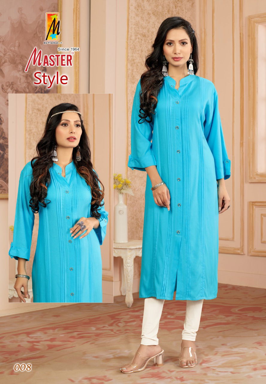 Master Style Ethnic Wear Designer Wholesale Kurti Collection 